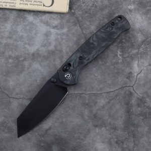 DEFCON TD024- ARTIFACT- Forged Carbon Handle Axis Lock Folder